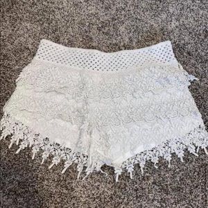 Laced shorts